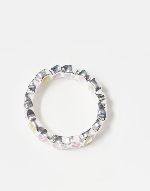Seol + Gold – Lünetten-Ring aus Sterlingsilber mit unterschiedlichen Formen, 3 von 3