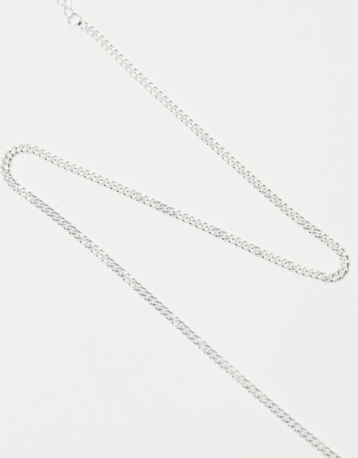 Seol + Gold sterling silver 20-22 length curb chain necklace