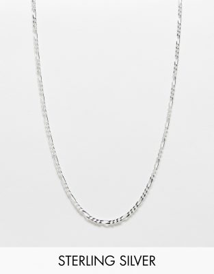 Seol + Gold sterling silver 20-22" length figaro chain necklace