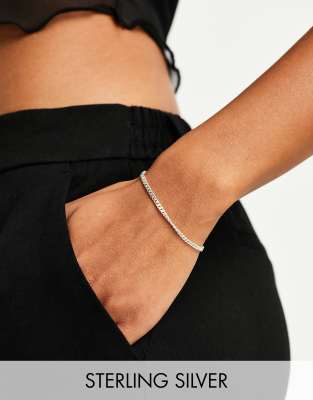 Seol + Gold sterling silver curb chain bracelet