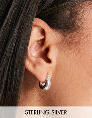 Buy Giva Sterling Silver Mini Star Hoop Earrings For Women Online At