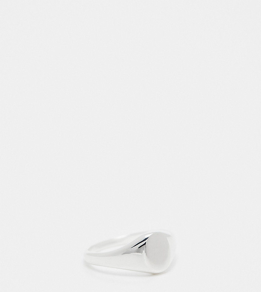 Seol + Gold sterling silver oval signet ring