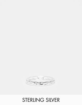 Seol + Gold Seol + Gold sterling silver rope plait ring