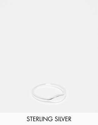 Seol + Gold sterling silver stacking ring