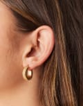 [Seol + Gold] Seol + Gold vintage rope hoop earrings in 18K gold vermeil No Size GOLD