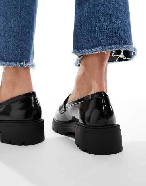 SEQWL - Alfa - Loafers met dikke zool in zwart, 3 van 4