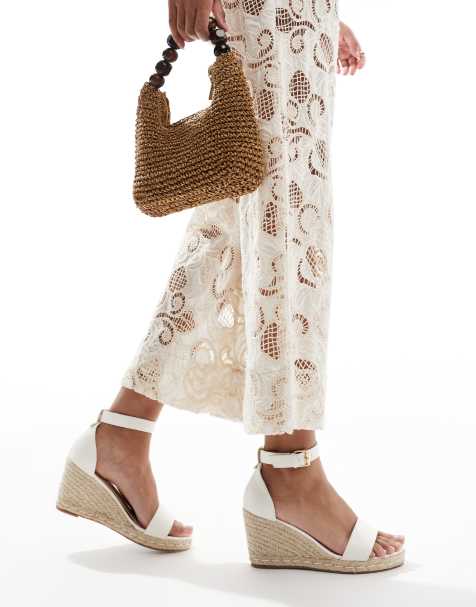 SEQWL - Amber - Espadrilles con zeppa bianche - view 1