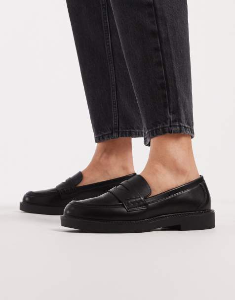 SEQWL Aperol loafers in black PU - view 1