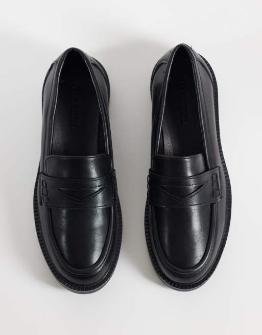 SEQWL – Aperol – Svarta loafers i PU, 2 av 4