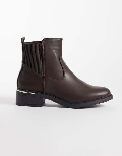 SEQWL Aredea ankle boots in burnished brown - view 1