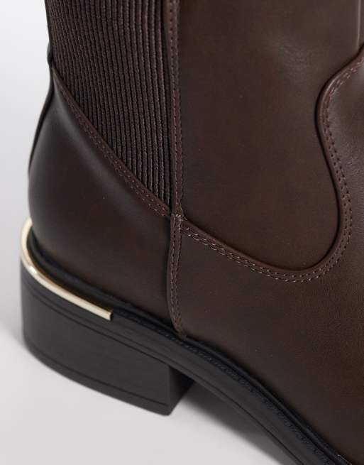 SEQWL Aredea ankle boots in burnished brown, 3 of 4