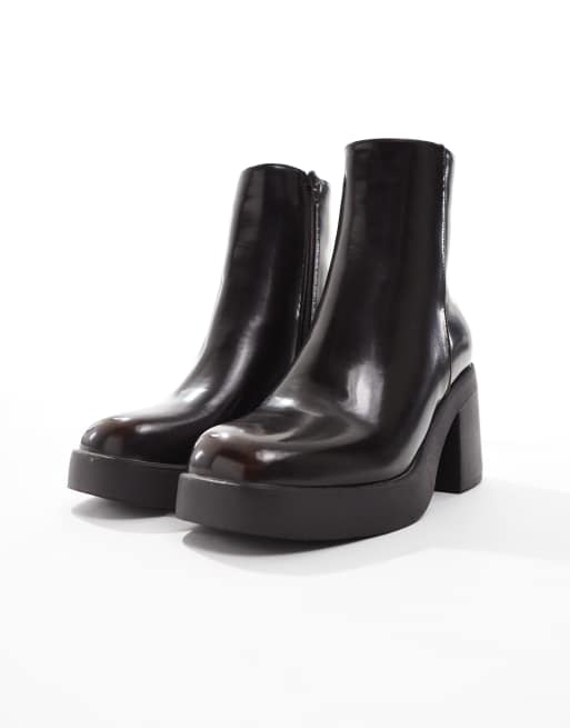 SEQWL – Audi – Ankle Boots in Braun mit dicker Sohle, 2 von 4