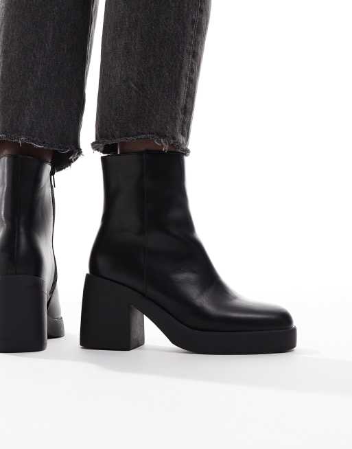 SEQWL – Audi – Stiefeletten in Schwarz mit dicker Sohle, 2 von 4