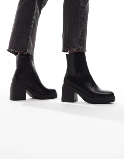 SEQWL – Audi – Stiefeletten in Schwarz mit dicker Sohle, 4 von 4