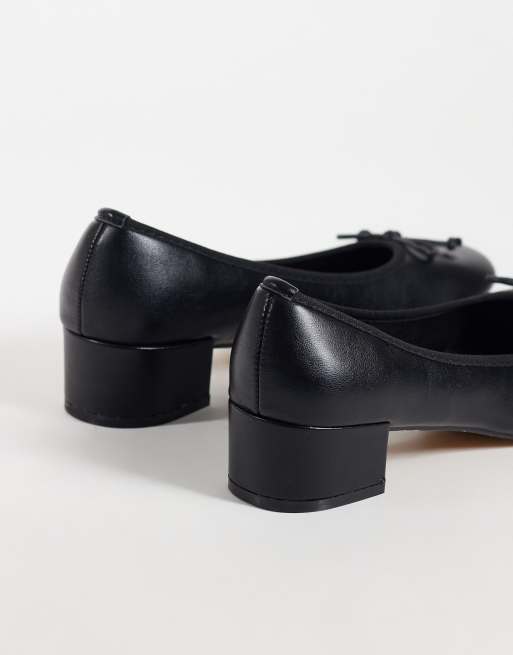 SEQWL Ballerinas mit Absatz in Schwarz, 4 von 4