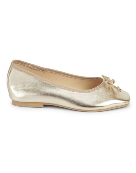 SEQWL Ballet flat shoes with bow detail in black - view 1