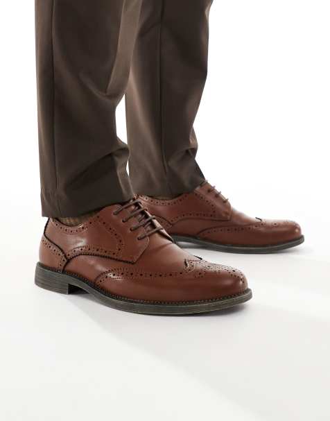 SEQWL Beatle oxford shoes in tan - view 1