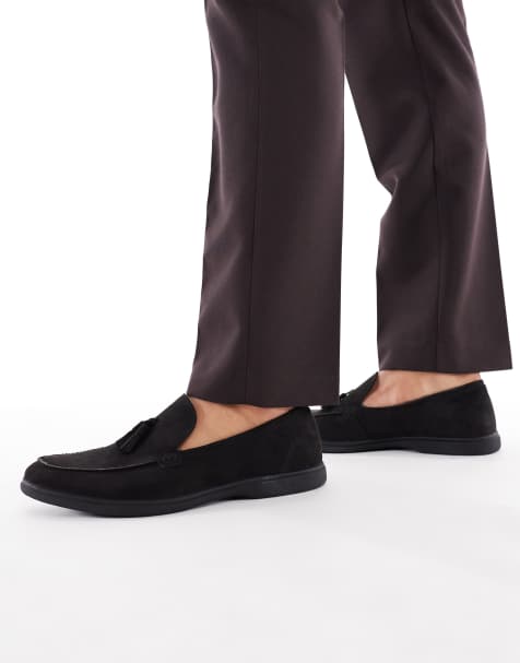 SEQWL - Berwin - Loafers met kwastjes en contrasterende zool in zwart - view 1