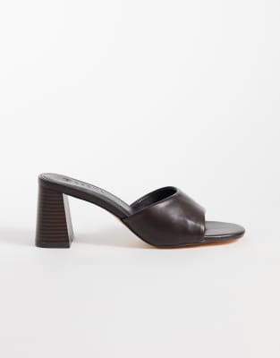 Seqwl Bora Heeled Sandal In Brown