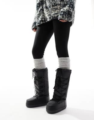SEQWL - Bottes de ski montantes - Noir