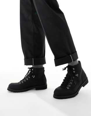 SEQWL - Bottines à lacets - Noir