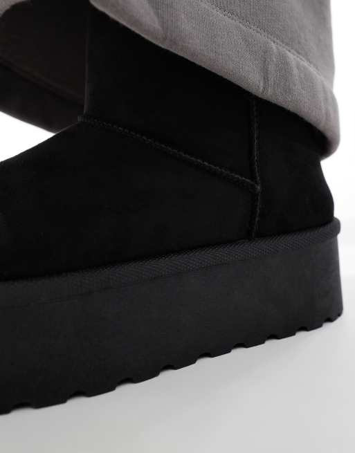 SEQWL - Bottines à semelle plateforme - Noir, 4 de 4