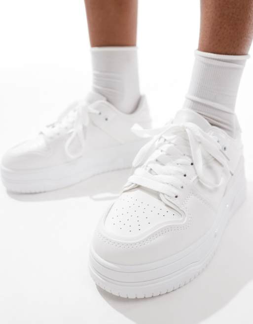 SEQWL - Buzz - Baskets à plateforme - Blanc, 4 de 5