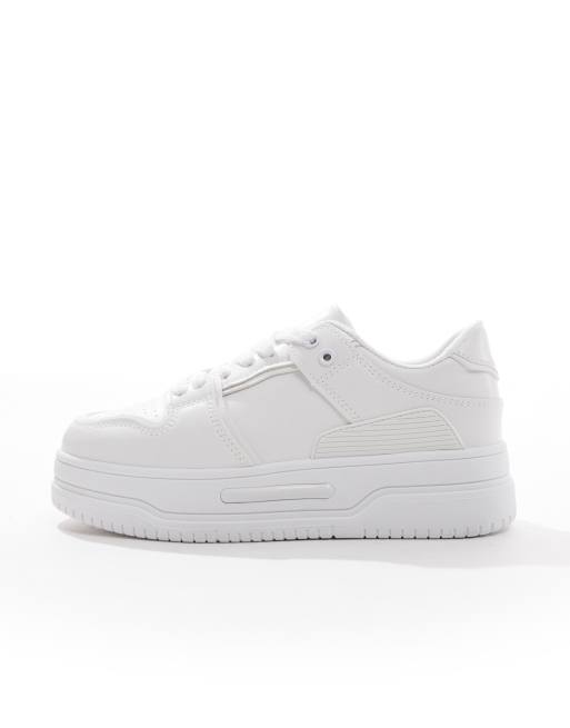 SEQWL Buzz platform sneakers in white, 5 of 5