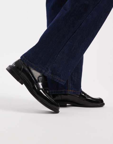 SEQWL Cadilliac penny loafers in black - view 1