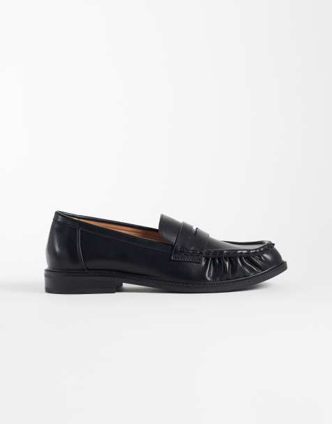 SEQWL Cadilliac penny loafers in black - view 1