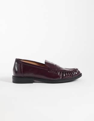 Seqwl Cadilliac Penny Loafers In Red