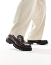 SEQWL – Calvin – Loafer in Schwarz mit dicker Sohle