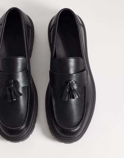 SEQWL – Calvin Pier – Loafer aus PU in mattem Schwarz mit Quasten, 2 von 4