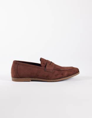 Charlie - Loafer in Braun mit Mikrostruktur-Brown Brown 40