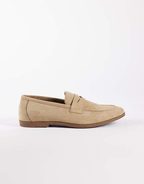 SEQWL Charlie loafer in taupe micro - view 1