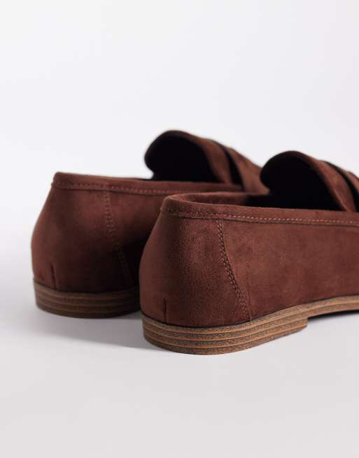 SEQWL Charlie loafers in brown micro, 4 of 4