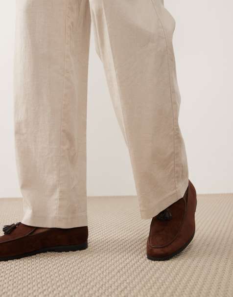 SEQWL - Charlie - Loafers met kwastjes in bruin micro - view 1