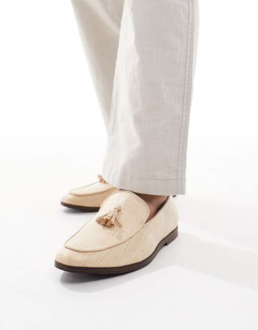 SEQWL - Charlie - Naturfarvede loafers med kvast i imiteret ruskind, 2 af 4