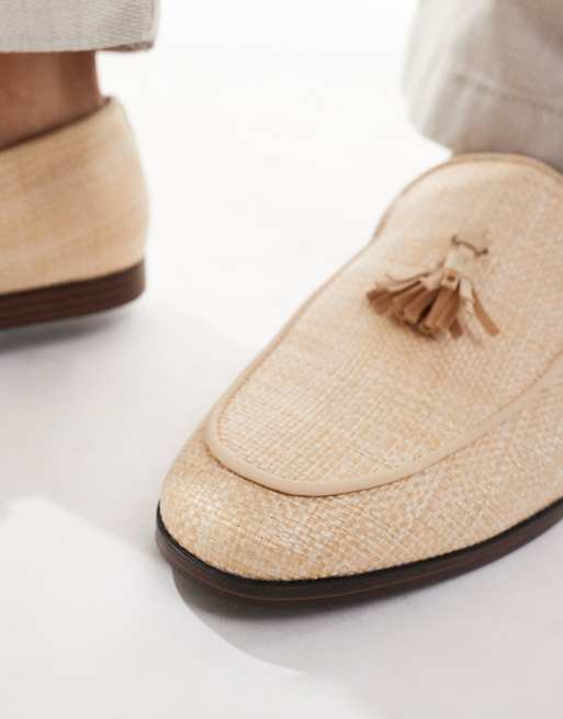 SEQWL - Charlie - Naturfarvede loafers med kvast i imiteret ruskind, 4 af 4