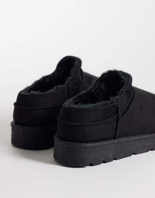 SEQWL cosy micro boots in black, 4 of 4