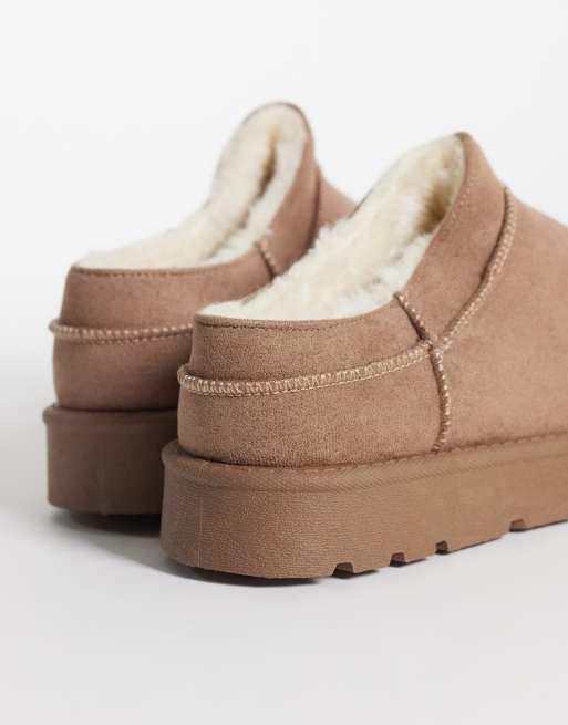 SEQWL cosy micro boots in mocha, 2 of 4