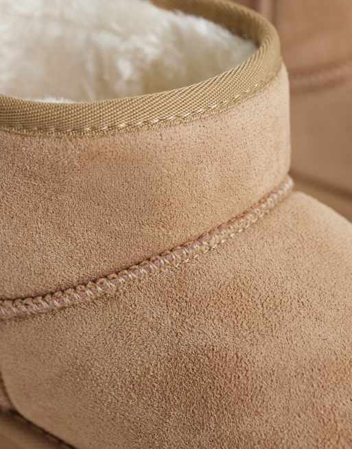 SEQWL cosy mini ankle boots in sand , 2 of 4
