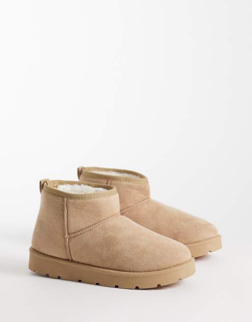 SEQWL cosy mini ankle boots in sand , 4 of 4