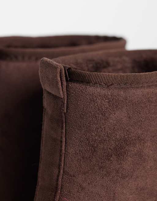 SEQWL cozy ankle boots in brown, 2 of 4