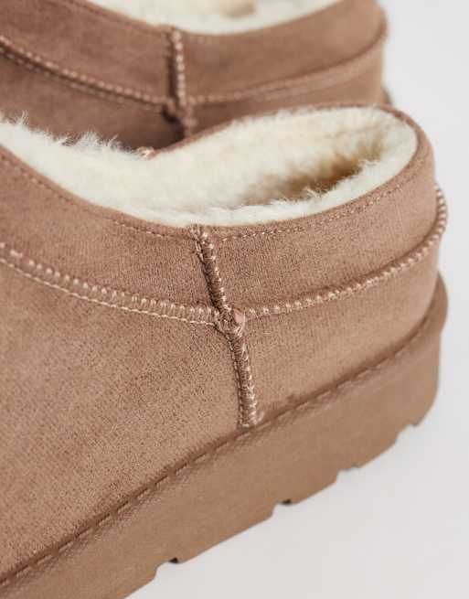 SEQWL cozy microsuede boots in mocha, 3 of 4