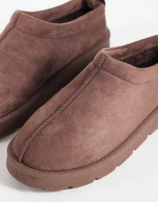SEQWL cozy mules in chocolate, 2 of 4