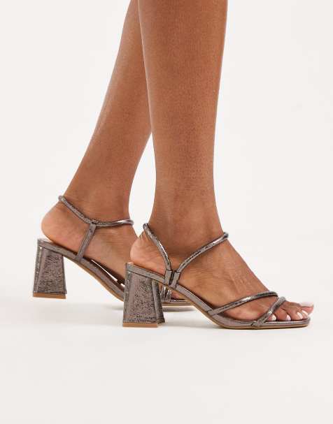 SEQWL - Dandelion - Sandaler med blokhæl og stropper i satin - view 1