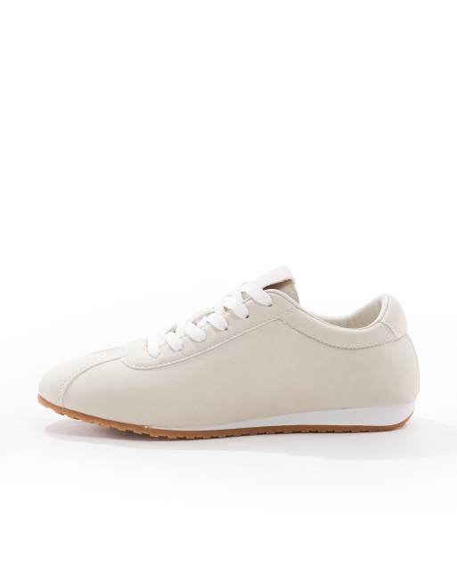 SEQWL - Drifter - Beige sneakers med snørebånd og gummisål, 2 af 5