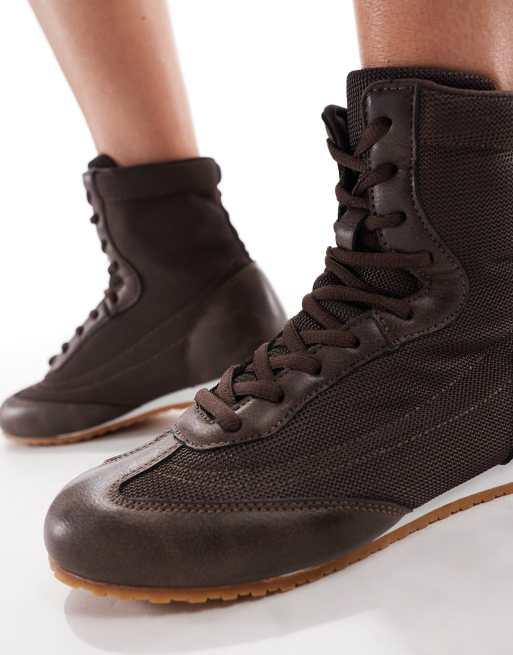 SEQWL – Drifters – Boxing-Stiefel in Braun, 3 von 4