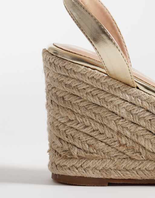 SEQWL - Espadrilles compensées - Doré, 3 de 4